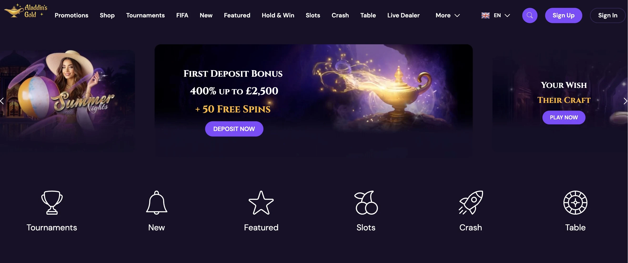 Aladdin's Gold Casino